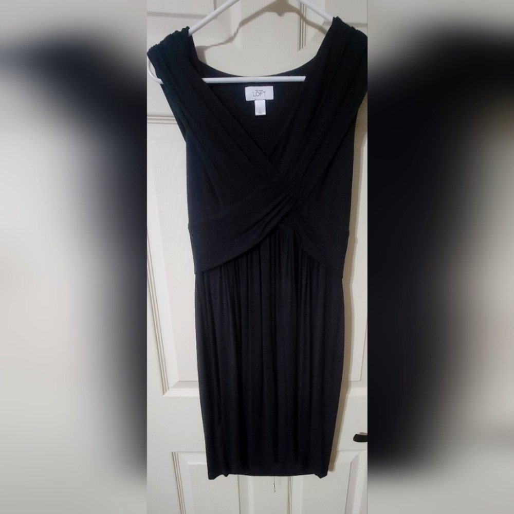 LOFT Black Maxi Dress